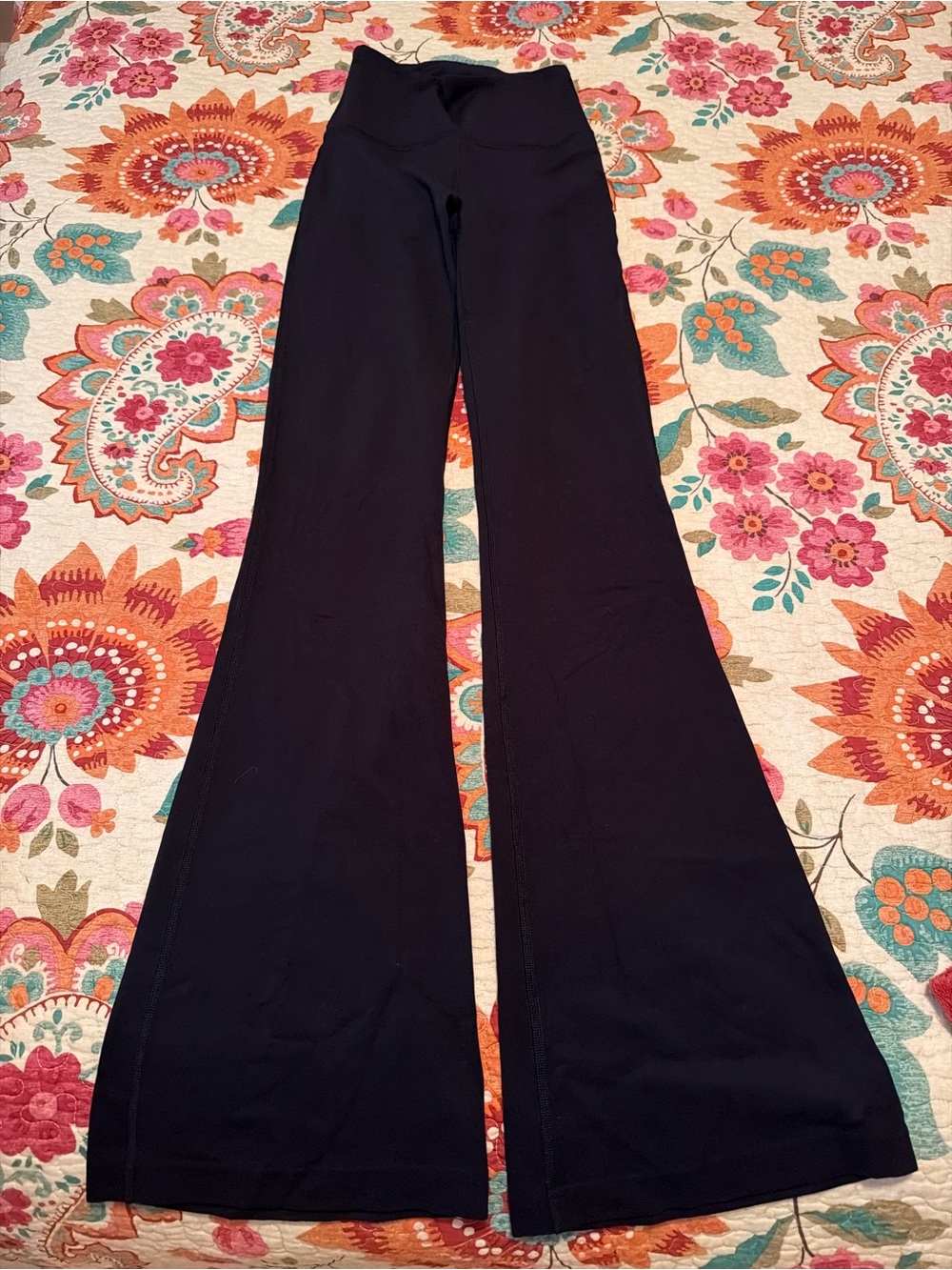 Lululemon Black Flared Yoga Pants